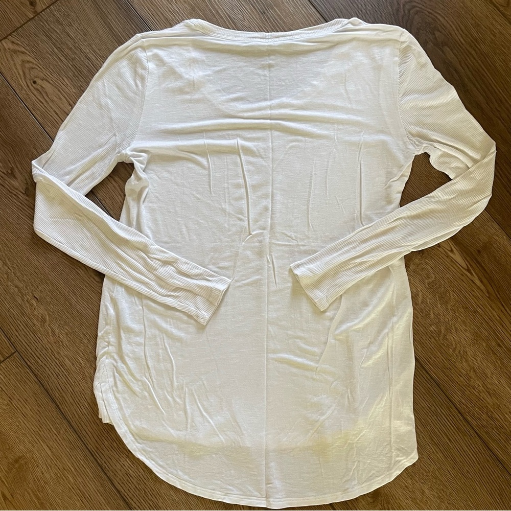 WHBM Ribbed Tunic Tee - Size Large - Picture 3 of 3